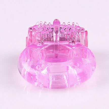 Vibrating Cock Ring Rabbit Vibrator Massager Toy Couple Penis Clit Butterfly Au Aimall