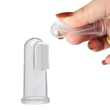 10X Soft Finger Toothbrush Pet Dog Oral Dental Cleaning Teeth Care Hygiene Brush - Aimall