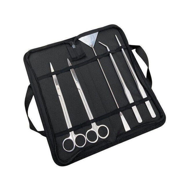 Aquarium Tool Kit Stainless Steel Aquatic Plant Tweezers Scissors Spatula Set AU - Aimall