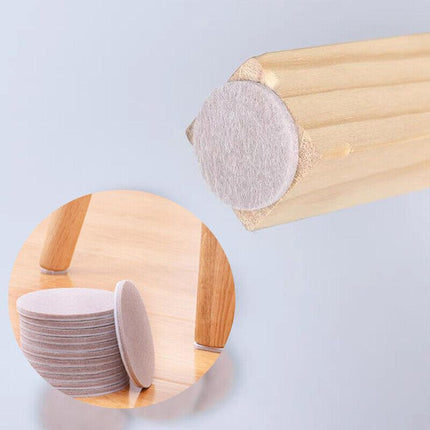 Felt Pad Furniture Floor Protector Pads Self Adhesive Round Heavy Duty AU STOCK - Aimall