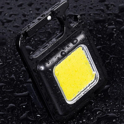 Mini Led Flashlight Portable Work Light Pocket USB Keychains Rechargeable Brigh - Aimall
