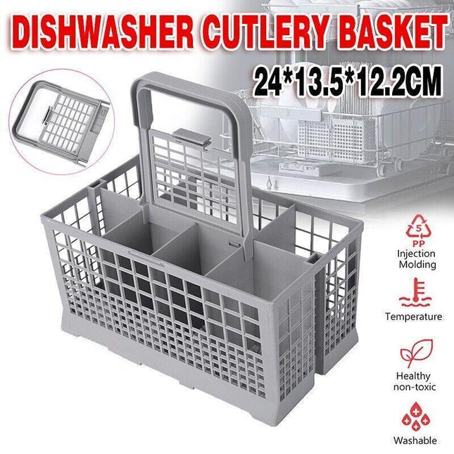 Universal Dishwasher Cutlery Basket Suits for Many Brands 240mm X 135mm X 122mm - Aimall