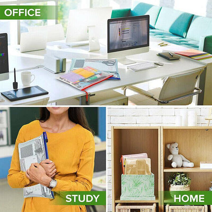 16x Mesh Zipper Pouch Document Bag Zip File Folders Organizer For A4 Size Travel - Aimall