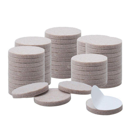 Felt Pad Furniture Floor Protector Pads Self Adhesive Round Heavy Duty AU STOCK - Aimall