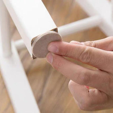 Felt Pad Furniture Floor Protector Pads Self Adhesive Round Heavy Duty AU STOCK - Aimall