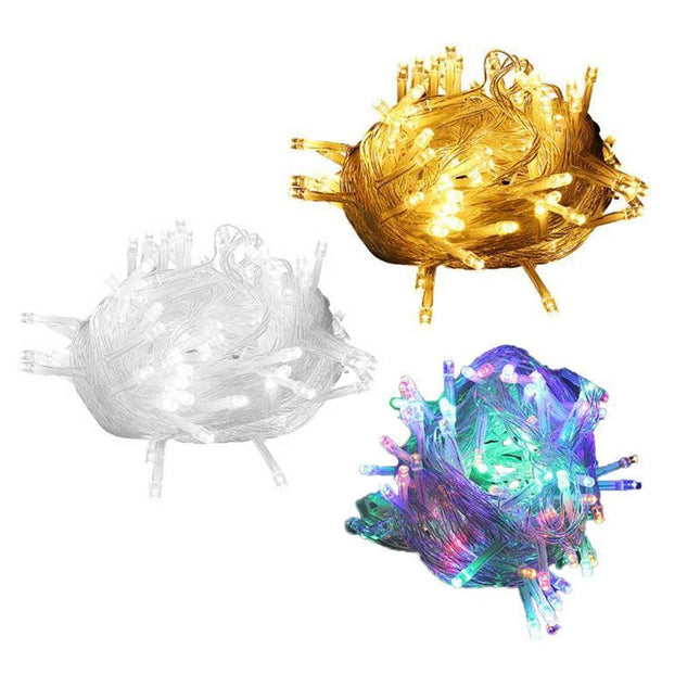 5M 50 Led Curtain Fairy String Lights Wedding Outdoor Christmas Garden Party AU - Aimall