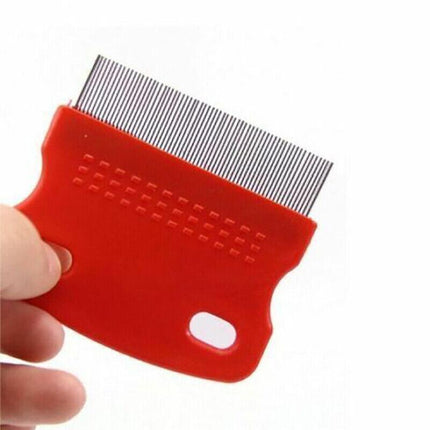 1x Pet Hair Flea Shedding Cleaning Brush Grooming Comb Cat Dog Stainless Trimmer - Aimall