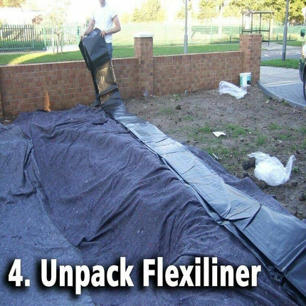 2.5x3M HDPE PVC Fish Pond Liner Gardens Pools Membrane Reinforced Landscaping - Aimall