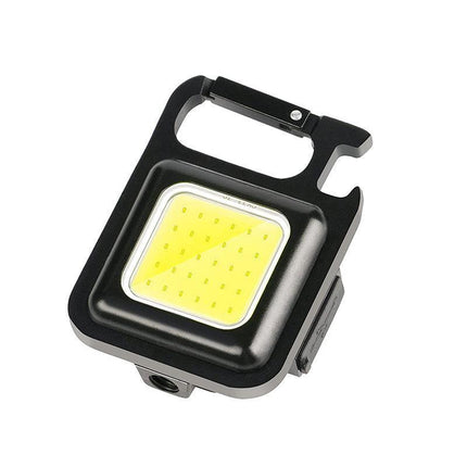 Mini Led Flashlight Portable Work Light Pocket USB Keychains Rechargeable Brigh - Aimall