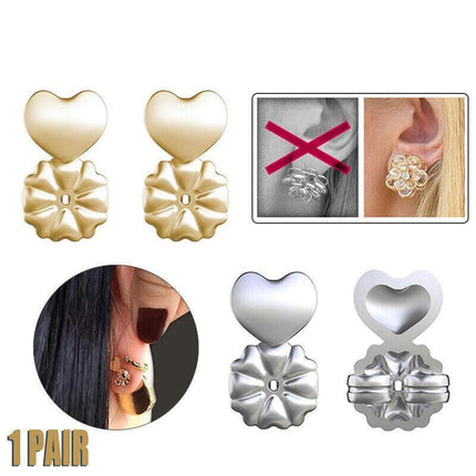 Hypoallergenic Fits Earrings Ear Support Lifts Magic Bax Backs Studs Auxiliary - Aimall