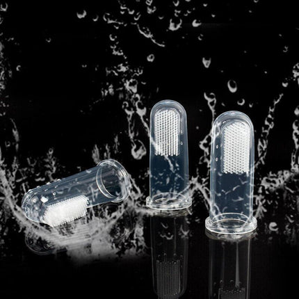 10X Soft Finger Toothbrush Pet Dog Oral Dental Cleaning Teeth Care Hygiene Brush - Aimall