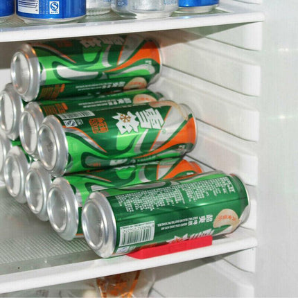 Bottle Rack Wine Fridge Beer Holder Mat Silicone Kitchen Stacking Organizer Can - Aimall