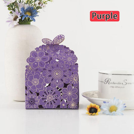12x Laser Cut Favor Boxes Bigger 6cm Base Wedding Favour Gift Box Party AU STOCK - Aimall