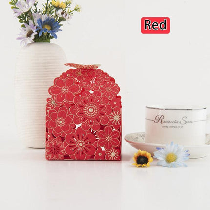 12x Laser Cut Favor Boxes Bigger 6cm Base Wedding Favour Gift Box Party AU STOCK - Aimall