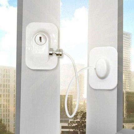 Refrigerator Lock Fridge Cabinet Child Safety Window Door Drawer Latches w/ Keys - Aimall