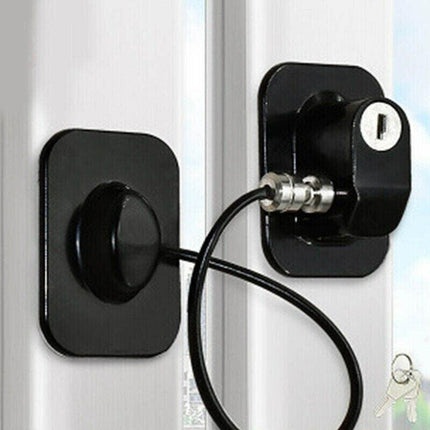 Refrigerator Lock Fridge Cabinet Child Safety Window Door Drawer Latches w/ Keys - Aimall