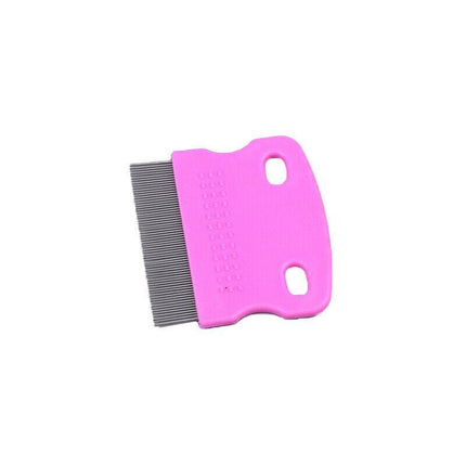 1x Pet Hair Flea Shedding Cleaning Brush Grooming Comb Cat Dog Stainless Trimmer - Aimall