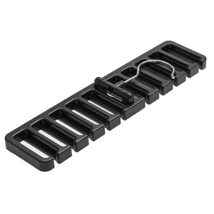 10 Holes Men Rack Organizer Belt Scarf Tie Holder Plastic Necktie Hanger AU - Aimall