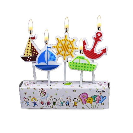 Birthday Cake Candle Party Decorations Cute Characters Kids Featured Cards New Aimall