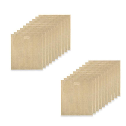 10-50PCS Reusable Toaster Bag Gluten Free Bread Bag Sandwich Toasting Brown Bags - Aimall