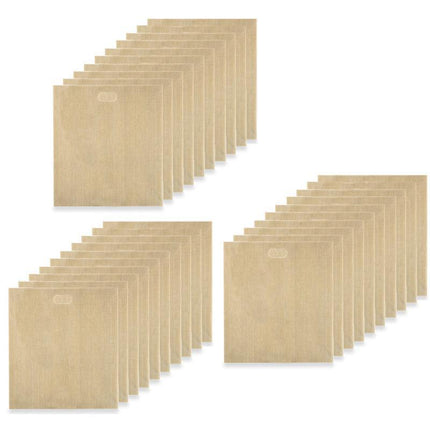 10-50PCS Reusable Toaster Bag Gluten Free Bread Bag Sandwich Toasting Brown Bags - Aimall