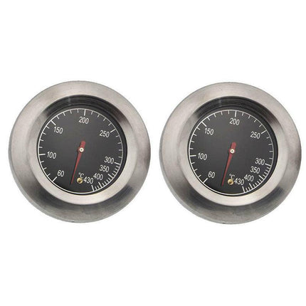 Latest Stainless Steel BBQ Smoker Grill Thermometer Temperature Gauge 50-500℃ AU - Aimall