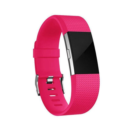 Silicone Watch Wrist Sports Strap For Fitbit Charge Band Wristband Replacement - Aimall