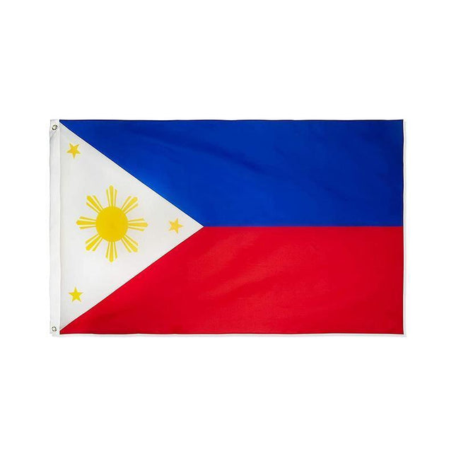 Large Philippines Filipino Flag Heavy Duty Outdoor 90 X 150 CM - 3ft x 5ft - Aimall