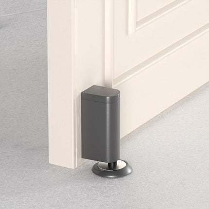 Magnetic Door Stopper Floor Mount Suction Catch Anti Collision Holder for Home