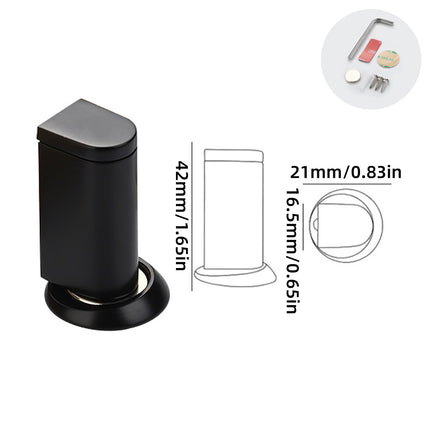 Magnetic Door Stopper Floor Mount Suction Catch Anti Collision Holder for Home