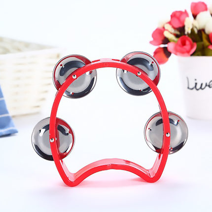 Hand Cranked Bell Set 4PCS Four Ring Bells Hand Held Musical Instrument
