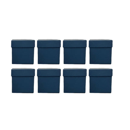 Square Gift Boxes 8pcs Empty Packaging Boxes for Favour Party Wedding Storage