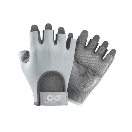 Non-Slip Wear-Resistant Breathable Fingerless Sports Gloves Cycling Gym Workout