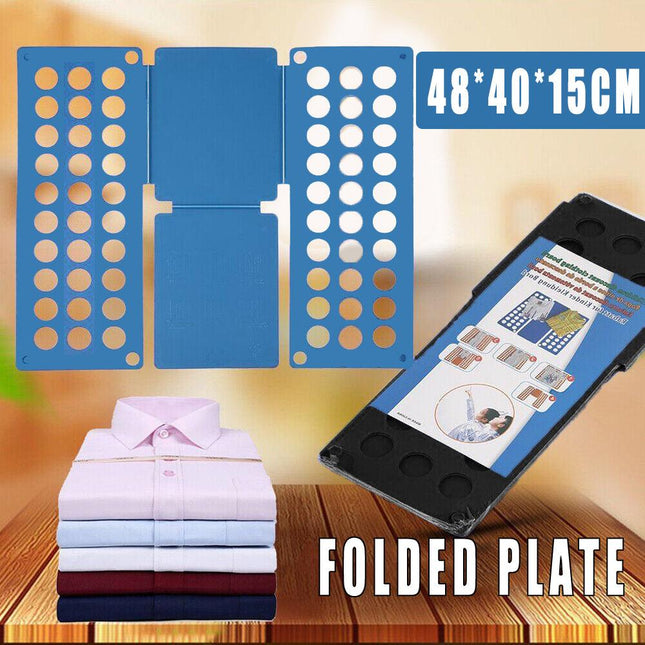 Clothes T-Shirt Top Folder Magic Folding Board Flip Fold Children's Sizes AU - Aimall