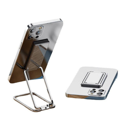Portable Multifunctional Folding Metal Mobile Phone Holder Bracket Desktop Stand - Aimall