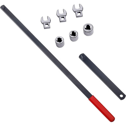 8PCS Idler Pulley Belt Tensioner Wrench Set Car Disassembly Adjustment Tool Kit