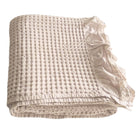 Waffle Sofa Blanket Thin Lightweight Throw Soft Cover Couch Bed Living Room Use