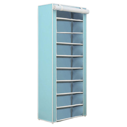 Stackable Shoe Rack Storage Cabinet Organizer Portable Wardrobe for Home Use