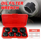 7PCS Oil Filter Wrench Set for Car Truck Motorcycle Oil Change Durable Sturdy