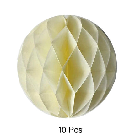 Paper Honeycomb Lanterns 10pcs Hanging Party Decorations Holiday Event Supplies