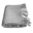 Waffle Sofa Blanket Thin Lightweight Throw Soft Cover Couch Bed Living Room Use