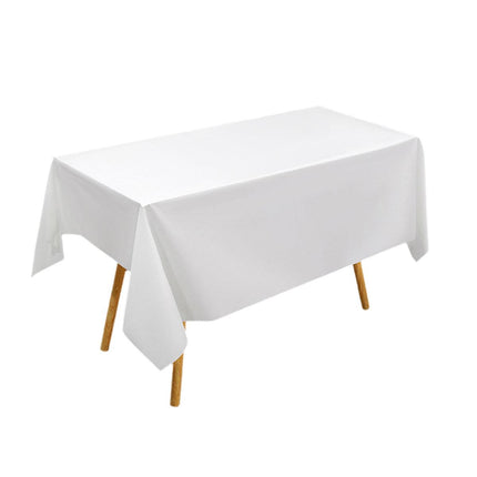 10pcs PEVA Rectangle Tablecloths Solid Colour Waterproof Party Table Covers