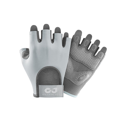 Non-Slip Wear-Resistant Breathable Fingerless Sports Gloves Cycling Gym Workout