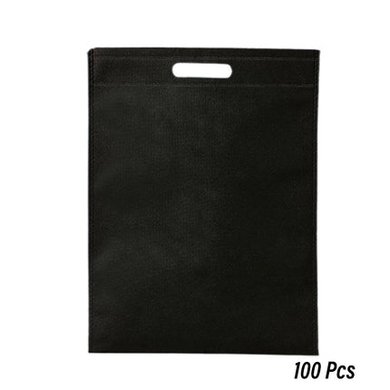 Portable Non Woven Flat Pocket Bags 100pcs Lightweight Shopping Storage Bags