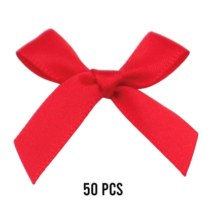 50pcs Ribbon Bows Costume Accessories Decorative Craft Supplies Gift Wrapping