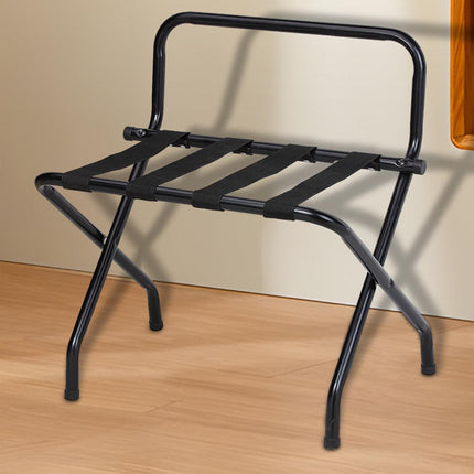 Stainless Steel Foldable Luggage Rack Portable Storage Stand for Suitcase Travel