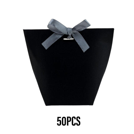 50PCS Kraft Paper Bag Party Candy Treat Storage Bag Recyclable Gift Shopping Bag
