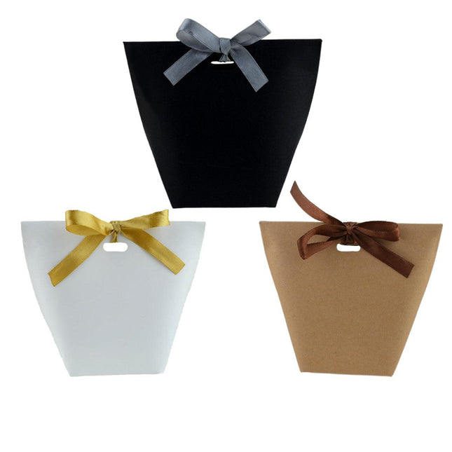 50PCS Kraft Paper Bag Party Candy Treat Storage Bag Recyclable Gift Shopping Bag