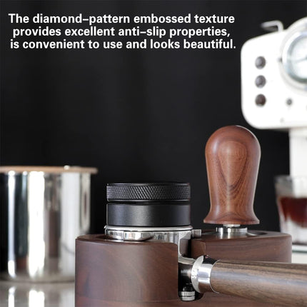 Stainless Steel Coffee Tamper Flat Bottom Espresso Machine Press Powder Tool