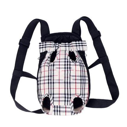 4 Sizes Pet Outdoor Backpack with Breathable Mesh and Anti-Scratch Fabric